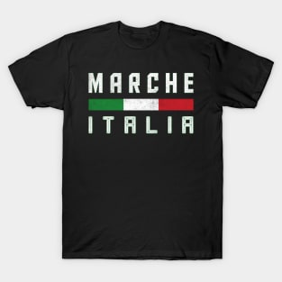 Marche / Italian Region Typography Design T-Shirt